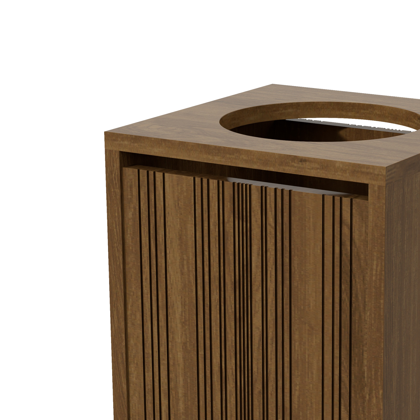 DEPOSITO TOALLAS SUCIAS RAYADO CH CURVAS 0.36X0.42X0.36M