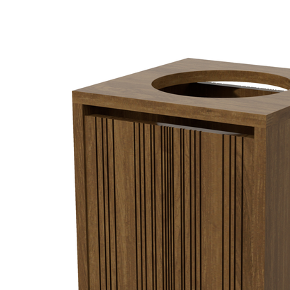 DEPOSITO TOALLAS SUCIAS RAYADO CH CURVAS 0.36X0.42X0.36M