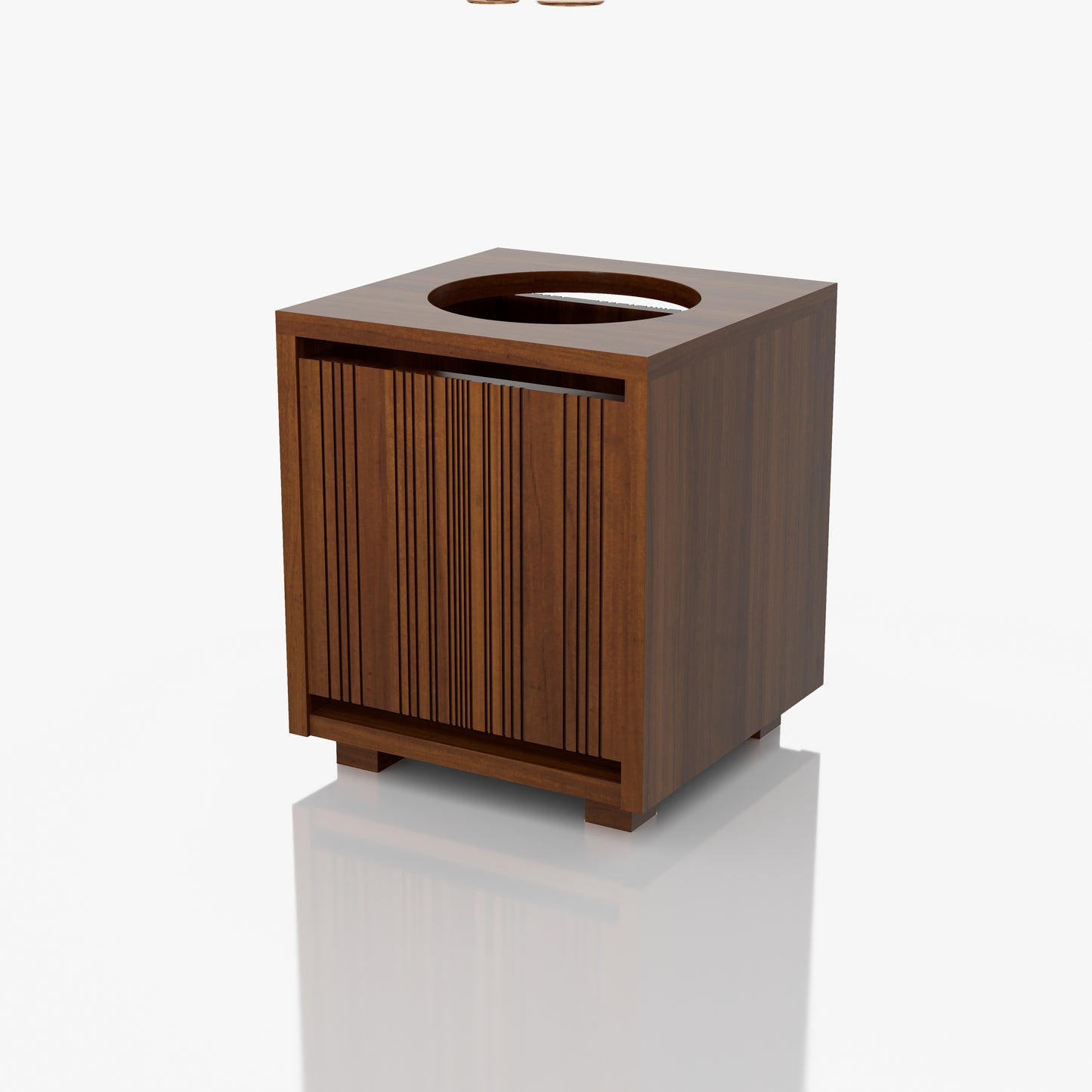 DEPOSITO TOALLAS SUCIAS RAYADO CH CURVAS 0.36X0.42X0.36M