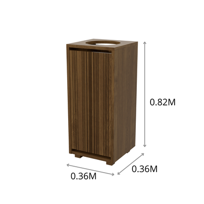 DEPOSITO TOALLAS SUCIAS RAYADO GD CURVAS 0.36X0.82X0.36M