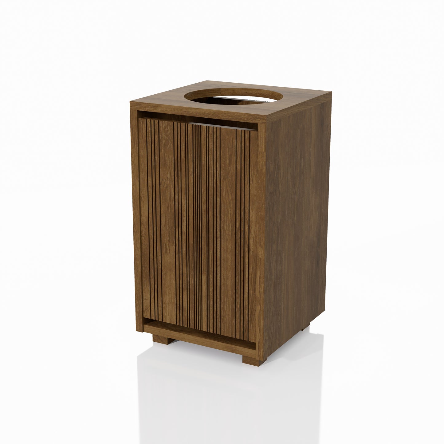 DEPOSITO TOALLAS SUCIAS RAYADO MD CURVAS 0.36X0.62X0.36M