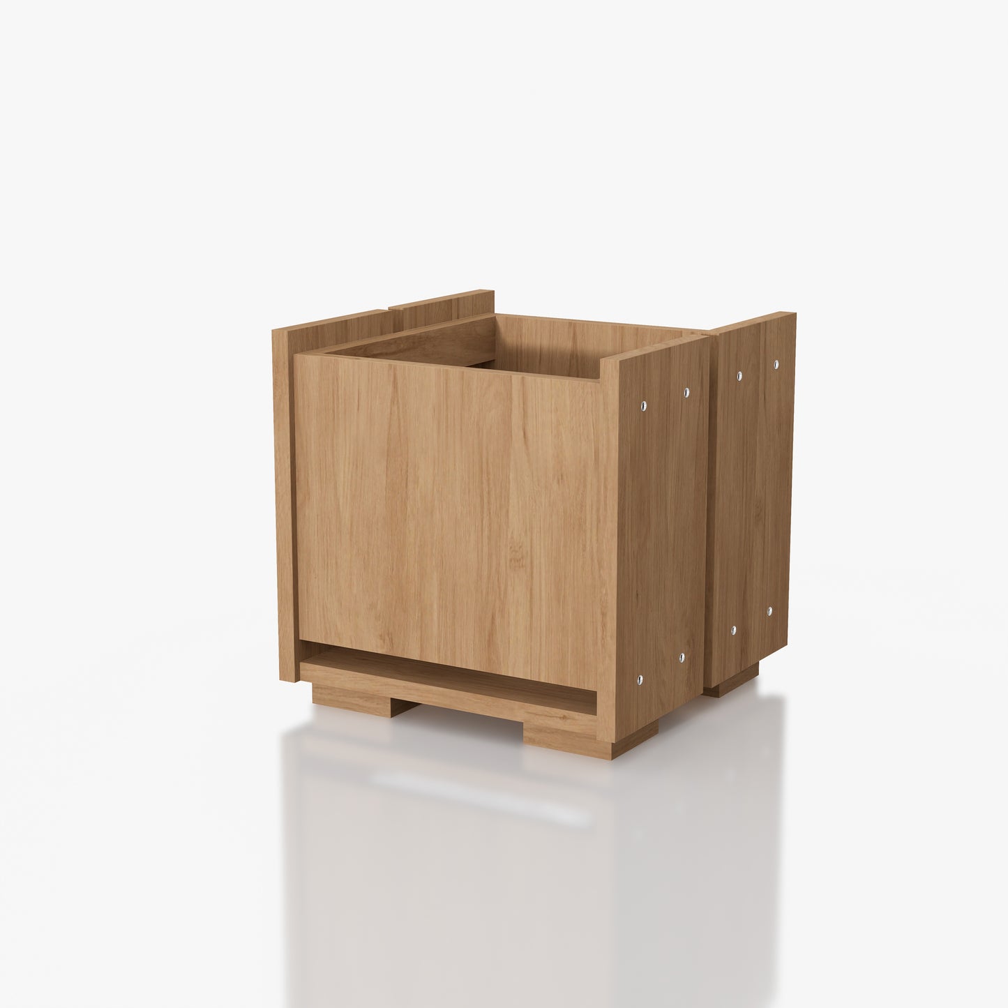 DEPOSITO BLANCOS SUCIOS TABLONES HOR RUSTIK CH  0.40X0.40X0.40M