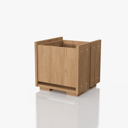 DEPOSITO BLANCOS SUCIOS TABLONES HOR RUSTIK CH  0.40X0.40X0.40M