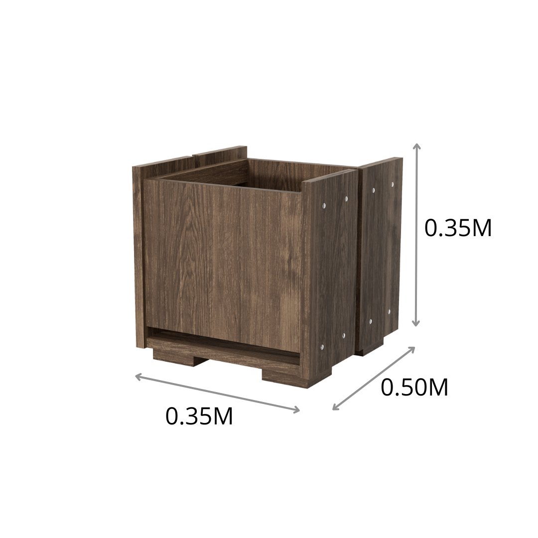 DEPOSITO BLANCOS SUCIOS TABLONES HOR RUSTIK CH  0.40X0.40X0.40M