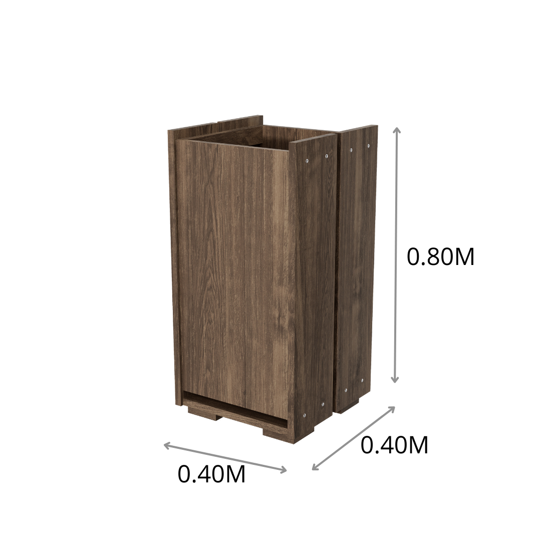 DEPOSITO BLANCOS SUCIOS TABLONES HOR RUSTIK GD 0.40X0.80X0.40M