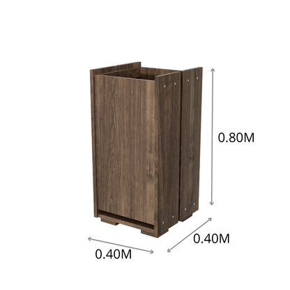 DEPOSITO BLANCOS SUCIOS TABLONES HOR RUSTIK GD 0.40X0.80X0.40M