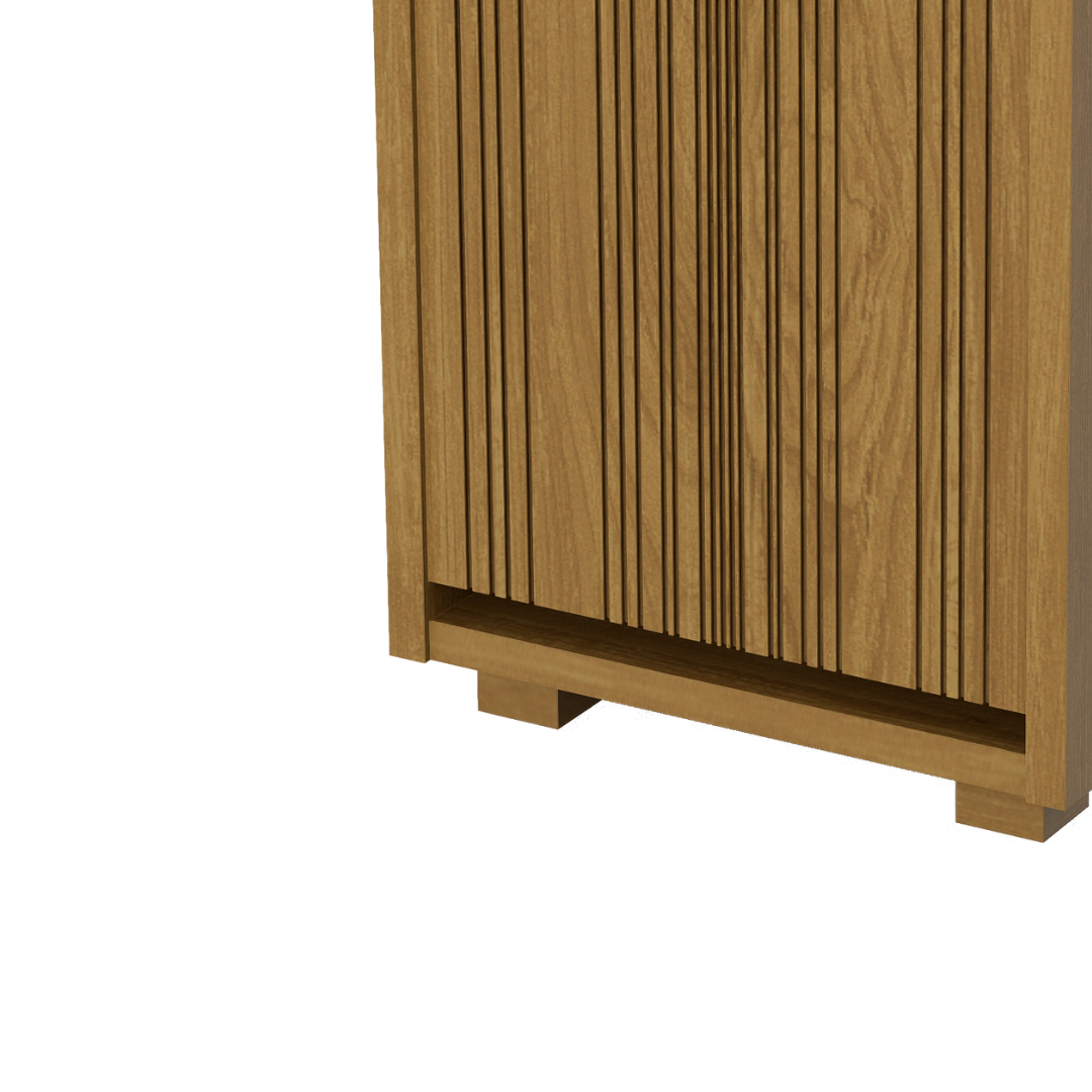 DEPOSITO TOALLAS SUCIAS RAYADO MD CON LLANTAS CURVAS 0.36X0.62X0.36M