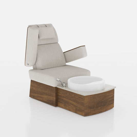 SILLON PEDICURE LALY C TINA 80cmx120xmx161cm 0.80X1.20X1.61M