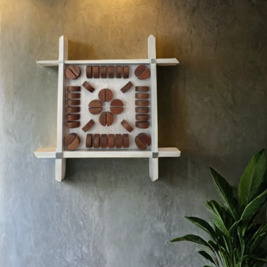CUADRO DE PARED PLUMAJE ARO