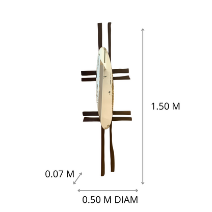 ESPEJO D/PARED PARALELO MD1.50X0.50X0.07M