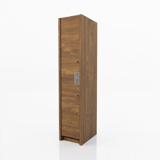 LOCKER VESTIDOR 2 CASILLEROS SPM CON CERRADURAS DE LLAVE 0.45X2.10X0.60M