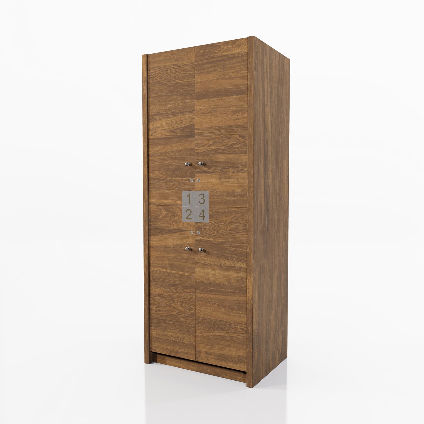 LOCKER VESTIDOR 4 CASILLEROS SPM CON CERRADURAS DE LLAVE 0.82X2.10X0.60M