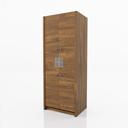 LOCKER VESTIDOR 4 CASILLEROS SPM CON CERRADURAS DE LLAVE 0.82X2.10X0.60M