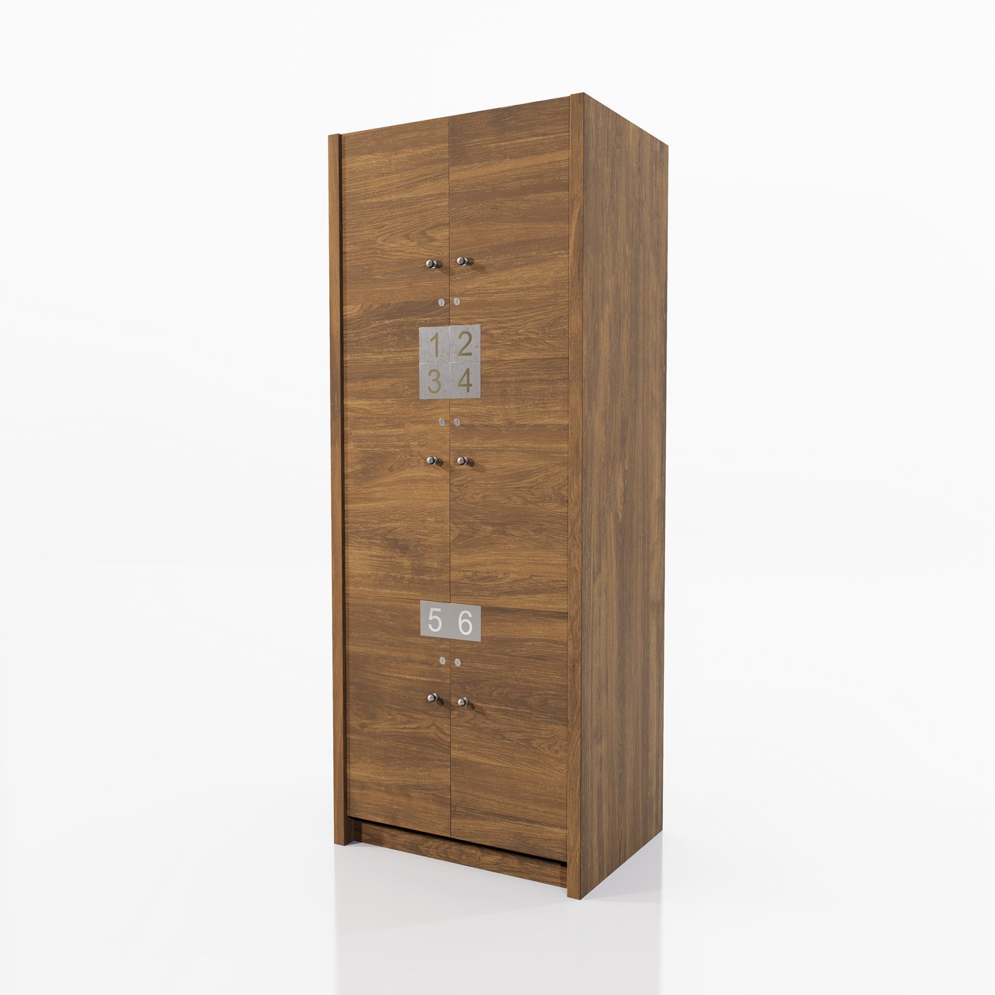 LOCKER VESTIDOR 6 CASILLEROS SPM CON CERRADURAS DE LLAVE 0.82X2.10X0.60M