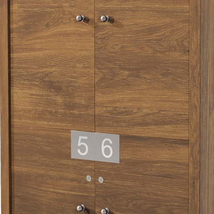 LOCKER VESTIDOR 6 CASILLEROS SPM CON CERRADURAS DE LLAVE 0.82X2.10X0.60M