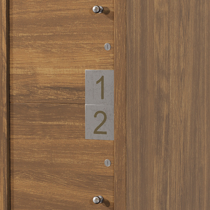 LOCKER VESTIDOR 2 CASILLEROS SPM CON CERRADURAS DE LLAVE 0.45X2.10X0.60M