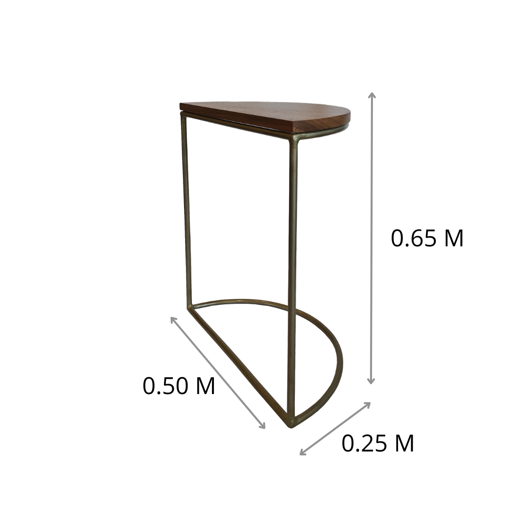 MESA DE LADO ALTA HUIPIL PZA 1/2 0.5 X 0.65 X 0.25 M