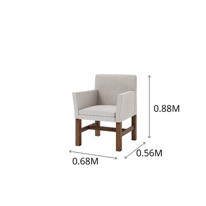 SILLA L CON BRAZOS 0.68X0.88X0.56M