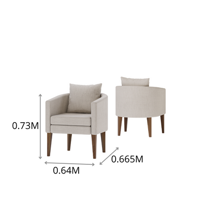 SILLA U BI 0.64X0.73X0.66M