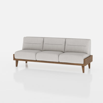 SILLON BANDA TRAPECIO 3 PLAZAS SIN BRAZOS 2.20X0.85X0.75M