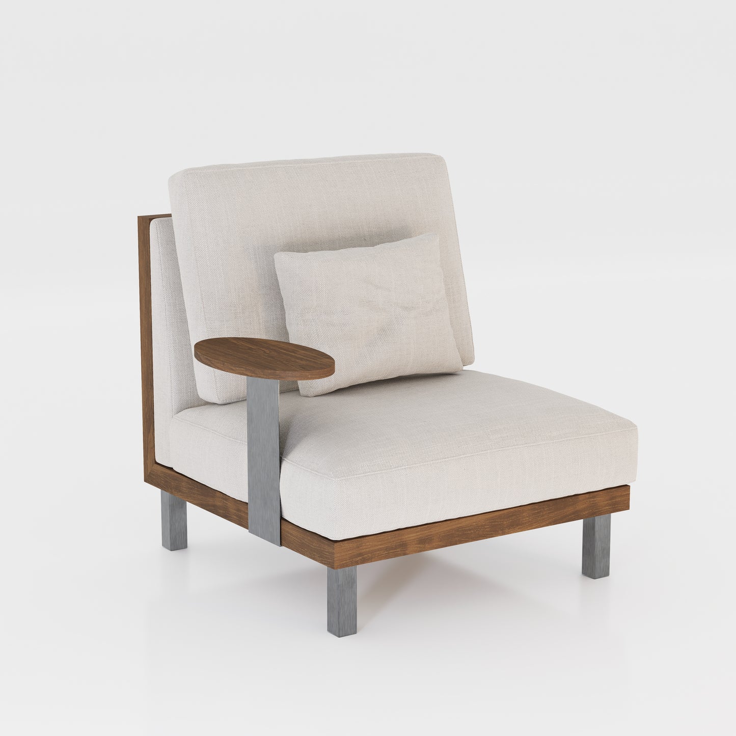 SILLON INDIVIDUAL CON MESITA FOLIE 9.78X0.95X0.89M