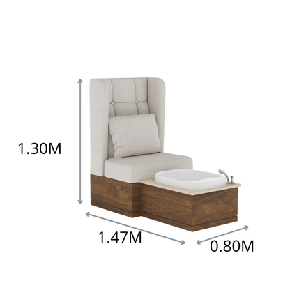 SILLON PEDICURE DROPAR 4 PZAS 0.80X1.30X1.47M