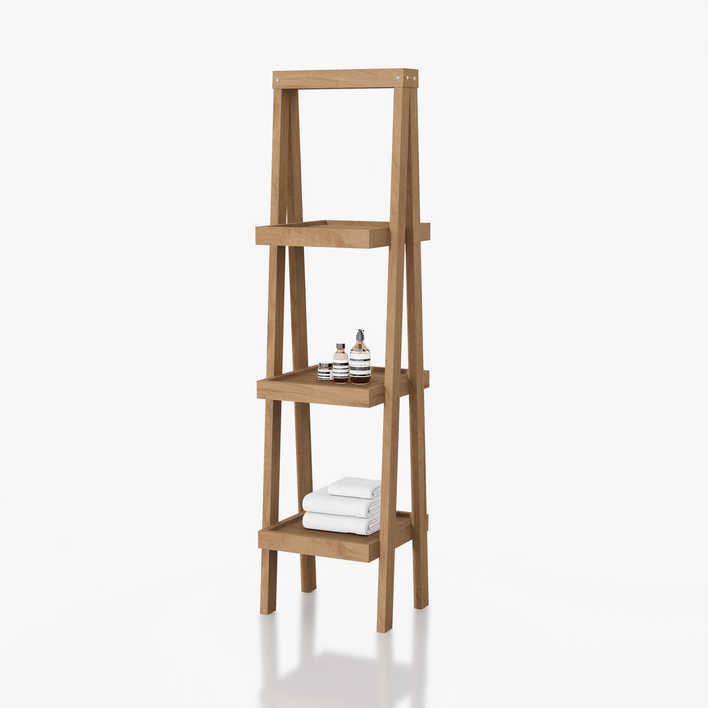 TOALLERO DE PISO 3 NIVELES LINEA RUSTIK 0.40X1.55X0.40M