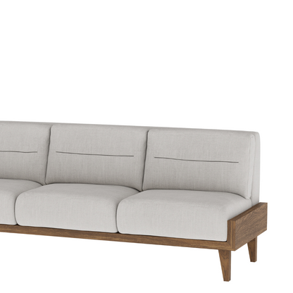 SILLON BANDA TRAPECIO 3 PLAZAS SIN BRAZOS 2.20X0.85X0.75M